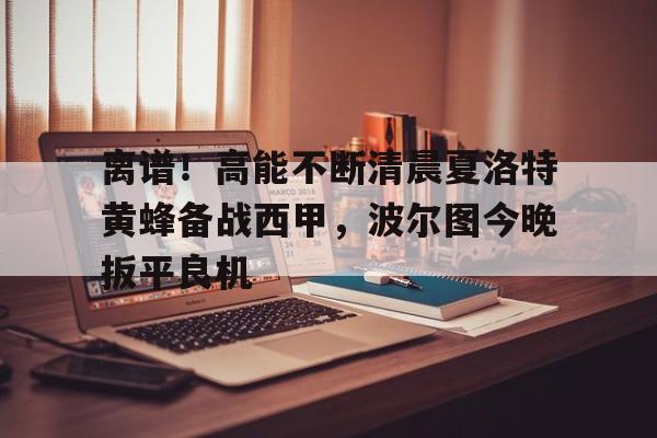 开元网站-离谱！高能不断清晨夏洛特黄蜂备战西甲，波尔图今晚扳平良机的简单介绍